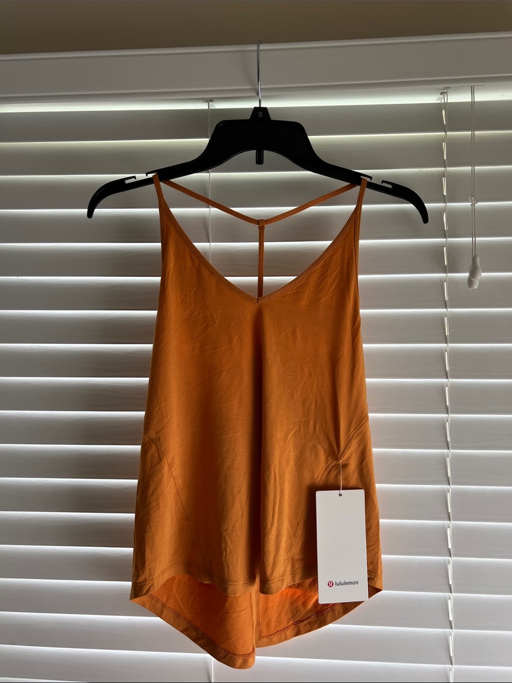lululemon athletica Orange Modal-Silk Yoga Tank Top